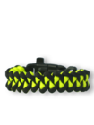 Bracelet en paracorde noir et jaune Shark avec allume-feu, boussole et sifflet Bracelet en paracorde noir et jaune Shark avec allume-feu, boussole et sifflet