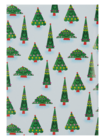 Papier d’emballage rigolo Arbre de Noël Papier d’emballage rigolo Arbre de Noël