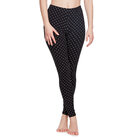Legging en coton noir Points Legging en coton noir Points