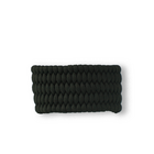 Black Paracord Bracelet Shield With Fire Starter and Whistle Black Paracord Bracelet Shield With Fire Starter and Whistle