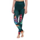 Leggings Buonumore a vita alta Piume colorate Leggings Buonumore a vita alta Piume colorate
