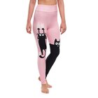 Leggings a vita alta Buonumore Gatti rosa Leggings a vita alta Buonumore Gatti rosa