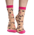 Chaussettes rigolotes en nylon Miaou Chaussettes rigolotes en nylon Miaou