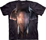 T-Shirt Gesicht Asiatischer Elefant T-Shirt Gesicht Asiatischer Elefant