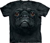 Black Pug Dog Face Black Pug Dog Face