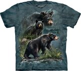 Three Black Bears Adult Three Black Bears Adult