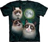 Tričko Grumpy cats při Měsíci Tričko Grumpy cats při Měsíci