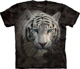 T-Shirt Weißer Tiger Widerspiegelung T-Shirt Weißer Tiger Widerspiegelung