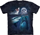 Three Shark Week Moon T Shirt Three Shark Week Moon T Shirt