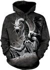 Sweatshirt mit Kapuze Drache Sweatshirt mit Kapuze Drache