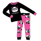 Detské Dvojdielne Pyžamo Panda Snívam Čiernobielo Detské Dvojdielne Pyžamo Panda Snívam Čiernobielo