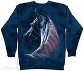 Sweatshirt ohne Kapuze Amerikanisches Pferd Sweatshirt ohne Kapuze Amerikanisches Pferd