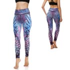 Damen Sport Leggings Elastisch Sparkle Pineapple Damen Sport Leggings Elastisch Sparkle Pineapple