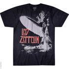 Čierne batikované hudobné tričko Led Zeppelin Exploding Zeppelin Čierne batikované hudobné tričko Led Zeppelin Exploding Zeppelin