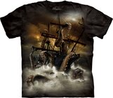 Tričko Chobotnice Kraken a loď - dětské Tričko Chobotnice Kraken a loď - dětské