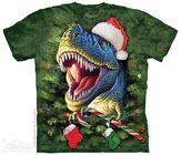 Tričko Vianočný T-Rex - detské Tričko Vianočný T-Rex - detské