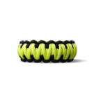 Gelbschwarzes Paracord Armband mit verstellbarem Verschluss Gelbschwarzes Paracord Armband mit verstellbarem Verschluss