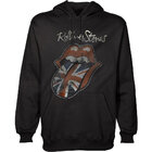 Черен суичър с качулка The Rolling Stones Union Jack Tongue Черен суичър с качулка The Rolling Stones Union Jack Tongue