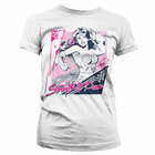 Damen T-Shirt Wonder Woman Kraft und Kampflust Damen T-Shirt Wonder Woman Kraft und Kampflust