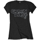 Дамска тениска Green Day Flower Pot with Rhinestone Application Дамска тениска Green Day Flower Pot with Rhinestone Application