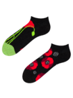 Calcetines tobilleros alegres Amapolas silvestres Calcetines tobilleros alegres Amapolas silvestres