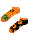 Veselé kotníkové ponožky Halloweenská dýně Veselé kotníkové ponožky Halloweenská dýně
