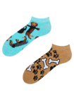Calcetines tobilleros alegres Perro salchicha Calcetines tobilleros alegres Perro salchicha