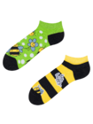 Calcetines tobilleros alegres Abejas Calcetines tobilleros alegres Abejas