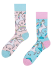 Lustige Socken Regenbogen-Einhorn Lustige Socken Regenbogen-Einhorn