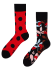 Chaussettes rigolotes Coccinelles Chaussettes rigolotes Coccinelles
