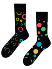 Chaussettes rigolotes Points néons Chaussettes rigolotes Points néons