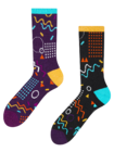 Lustige Sportsocken Vintage Geometrie Lustige Sportsocken Vintage Geometrie