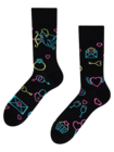 Chaussettes rigolotes Amour du néon Chaussettes rigolotes Amour du néon