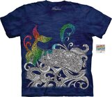 Mandala vyfarbovacie tričko Veľryba Mandala vyfarbovacie tričko Veľryba