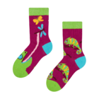Chaussettes rigolotes pour enfants Caméléon Chaussettes rigolotes pour enfants Caméléon
