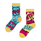 Chaussettes rigolotes pour enfants Bande dessinée Chaussettes rigolotes pour enfants Bande dessinée