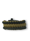Coyote Paracord-armband Salvadora met vuurstarter, kompas en fluitje Coyote Paracord-armband Salvadora met vuurstarter, kompas en fluitje
