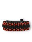 Zwart & oranje Paracord-armband Warrior met mes, vuurstarter, kompas en fluitje Zwart & oranje Paracord-armband Warrior met mes, vuurstarter, kompas en fluitje