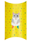 Coffret cadeau ovale Hamster portant des chaussettes Coffret cadeau ovale Hamster portant des chaussettes