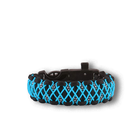 Brățară paracord negru și albastru Galaxy cu amnar, busolă și fluier Brățară paracord negru și albastru Galaxy cu amnar, busolă și fluier