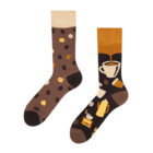 Chaussettes rigolotes en fibres de bambou Grains de café Chaussettes rigolotes en fibres de bambou Grains de café