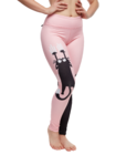 Leggings d’entraînement rigolos Chats rose Leggings d’entraînement rigolos Chats rose