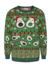 Maglione di Natale Buonumore Passione Avocado Maglione di Natale Buonumore Passione Avocado