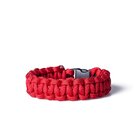 Paracord Überleben-Armband rot Paracord Überleben-Armband rot