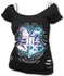 Koszulka damska z krótkimi rękawami 2w1 Harry  Potter Hogwarts