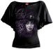 Dámske volánové tričko Spiral Direct Resting Witch face