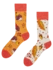 Chaussettes rigolotes en coton recyclé Hérisson d'automne Chaussettes rigolotes en coton recyclé Hérisson d'automne