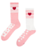 Sports Socks Stripes & Hearts Sports Socks Stripes & Hearts
