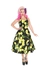 Černé retro pin up šaty Citrony Černé retro pin up šaty Citrony