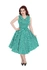 Zelené puntíkované retro pin up šaty Zelené puntíkované retro pin up šaty